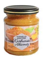 Kurkumás akácméz