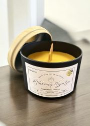 Méhviasz gyertya Prémium fekete